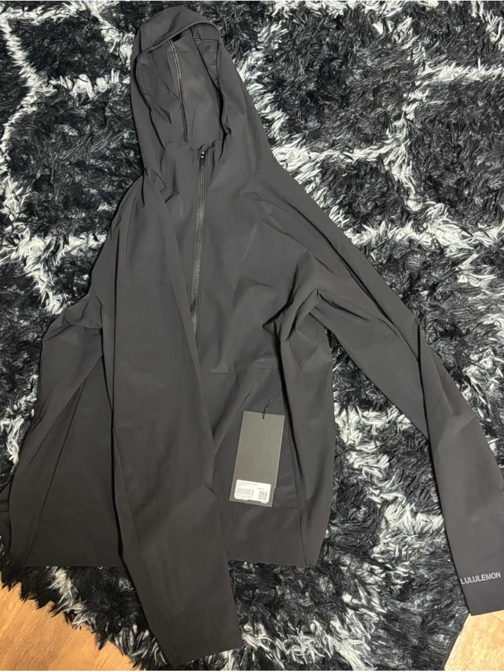 lululemon athletica Black Hooded Jacket. Pace Breaker Jacket. NWT